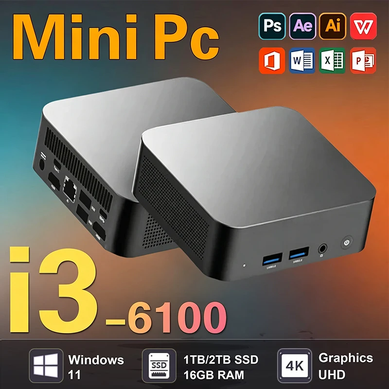 Pc Gaming Ddr4 - 2026 Mini PC Intel Core i3-6100
