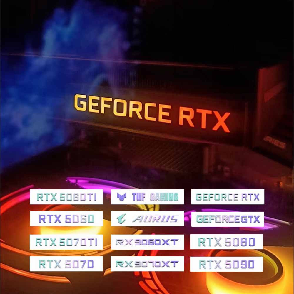 Pc Gaming Rtx 5090 - PC GPU ARGB Lighting Panel White