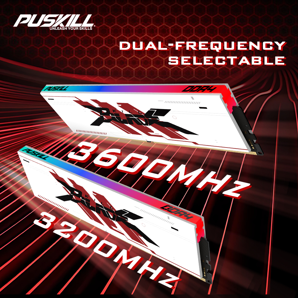 PUSKILL RGB DDR4 Memoria RAM 8 - Pc Gaming Ddr4 のレビューと価格