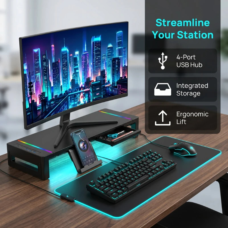 Monitor Stand Riser, With Fold - Monitor Stand のレビューと価格