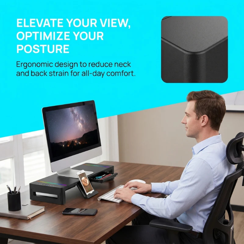 Monitor Stand Riser, With Fold - Monitor Stand のレビューと価格