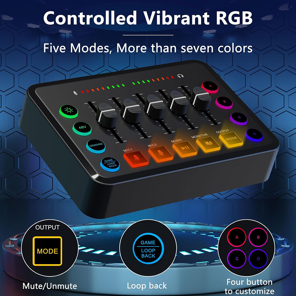 Gaming Audio Mixer,Rechargeabl - Gaming Microphone のレビューと価格