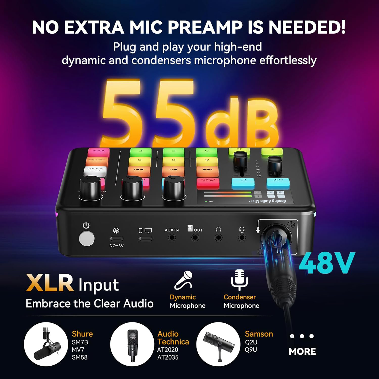G1 Gaming Audio Mixer,Custom S - Gaming Microphone のレビューと価格