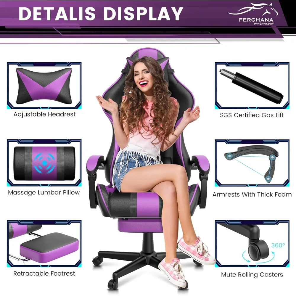 Gaming Chairs, Ergonomic Racin - Pc Gaming Quotes のレビューと価格