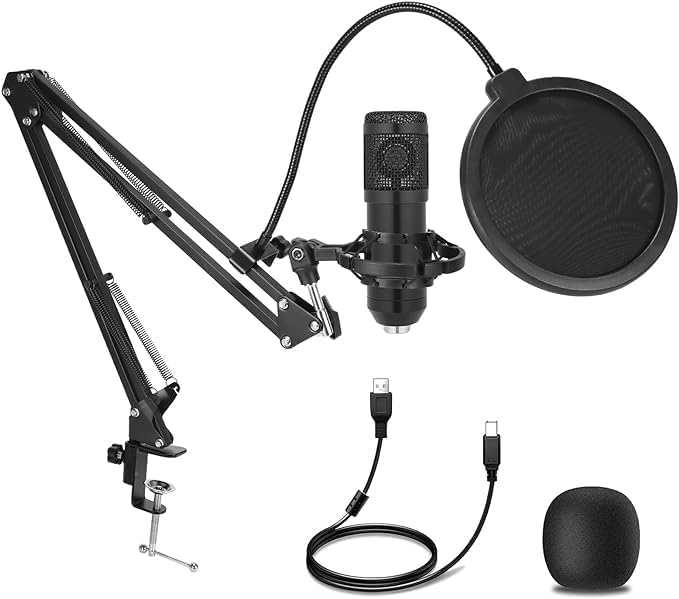 Condenser Microphone, Professi - Gaming Microphone のレビューと価格