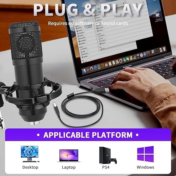 Condenser Microphone, Professi - Gaming Microphone のレビューと価格