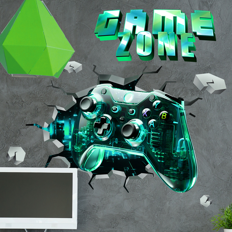Game Zone Gaming Mural Broken  - Pc Gaming Quotes のレビューと価格