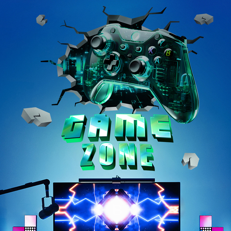 Game Zone Gaming Mural Broken  - Pc Gaming Quotes のレビューと価格