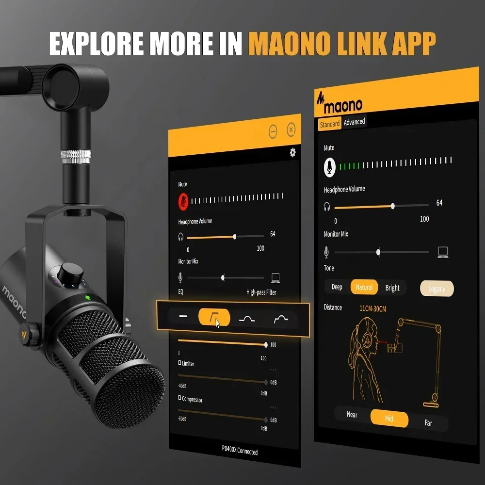 MAONO Dynamic Microphone XLR U - Gaming Microphone のレビューと価格