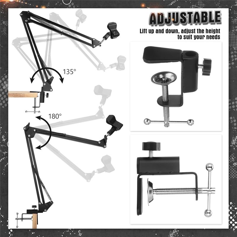 【A44M】Boom Mic Desk Microphone - Gaming Microphone のレビューと価格