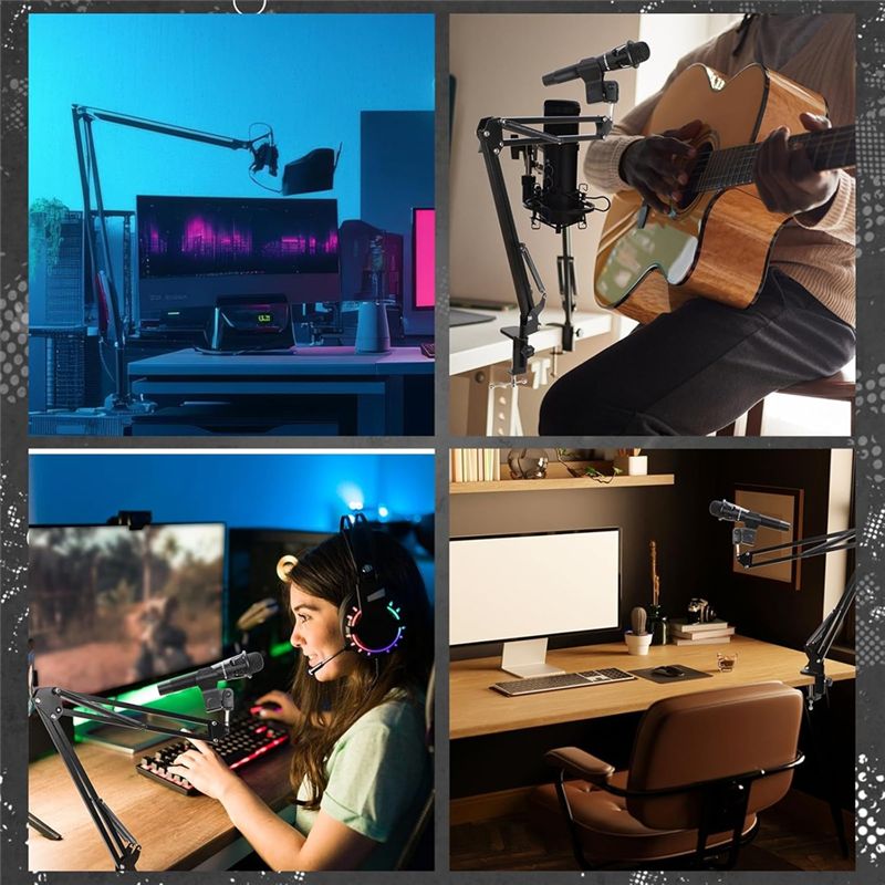 【A44M】Boom Mic Desk Microphone - Gaming Microphone のレビューと価格
