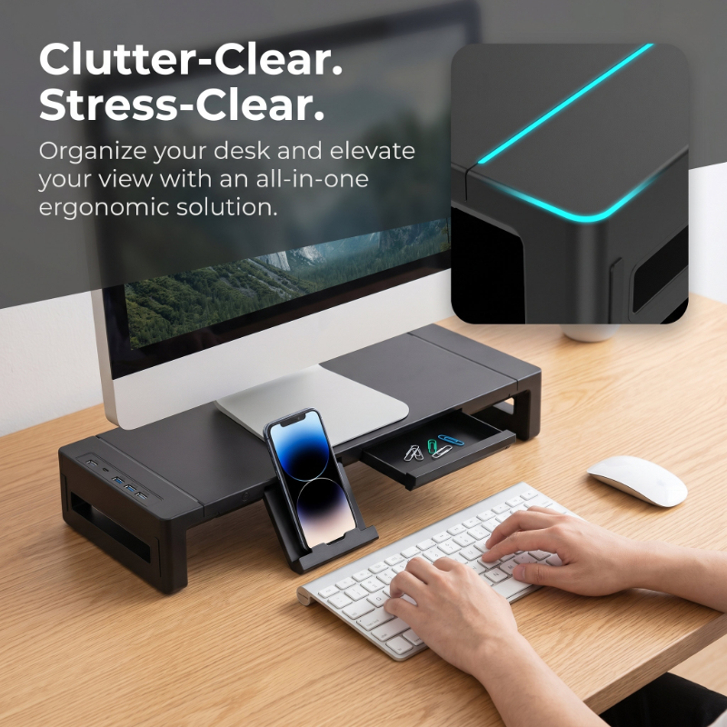 Monitor Stand Riser with Stora - Monitor Stand のレビューと価格