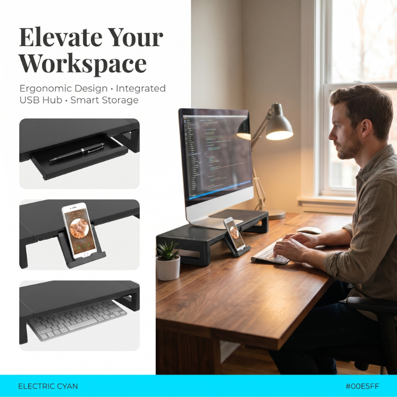 Monitor Stand Riser with Stora - Monitor Stand のレビューと価格