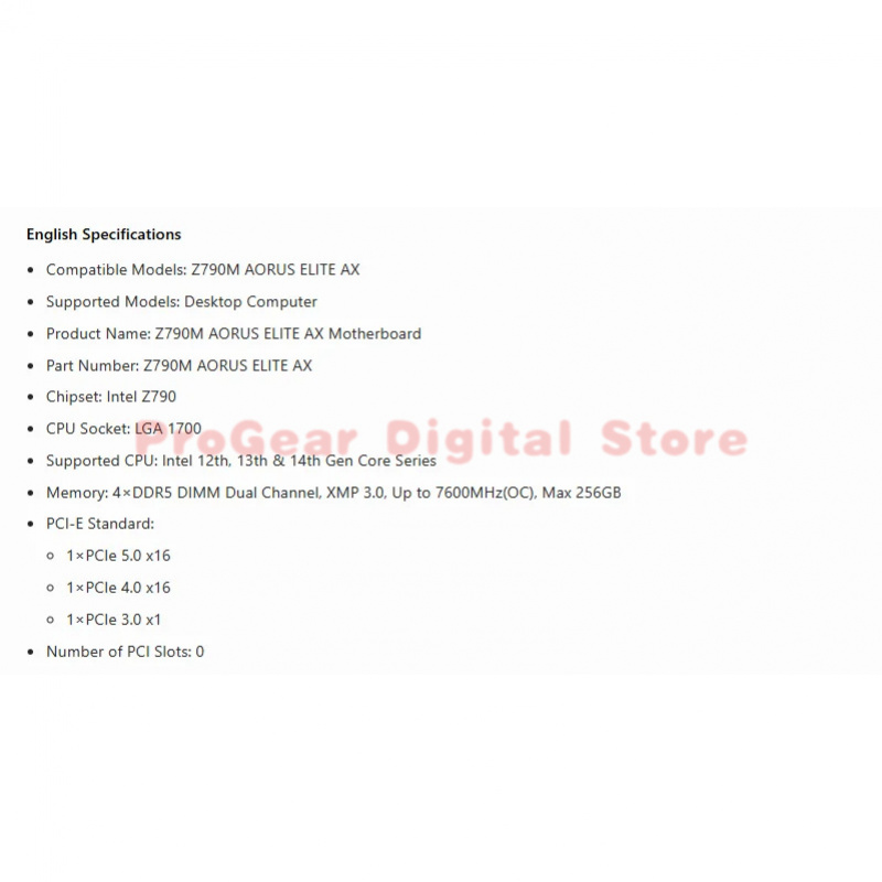 for Gigabyte Z790M AORUS ELITE - Pc Gaming Intel Core I5 のレビューと価格