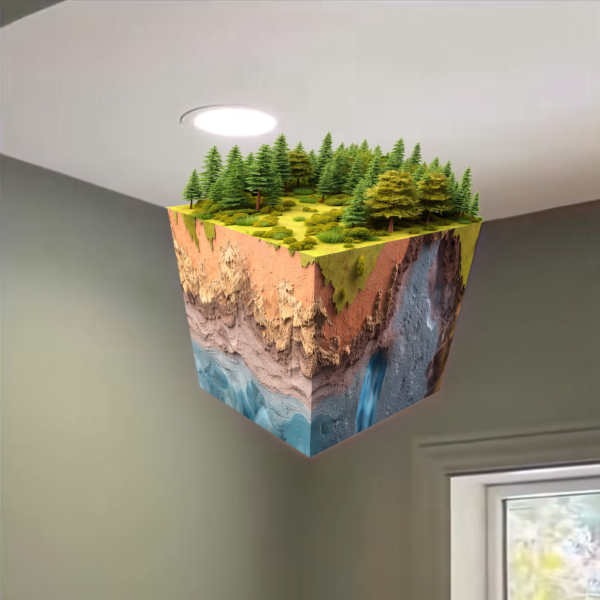 Realistic 3D Grass Cube Wall D - Pc Gaming Quotes のレビューと価格