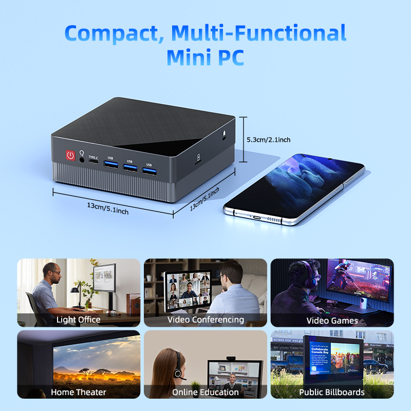 TexHoo Mini PC AMD R7 5800H 77 - Pc Gaming Ddr4 のレビューと価格