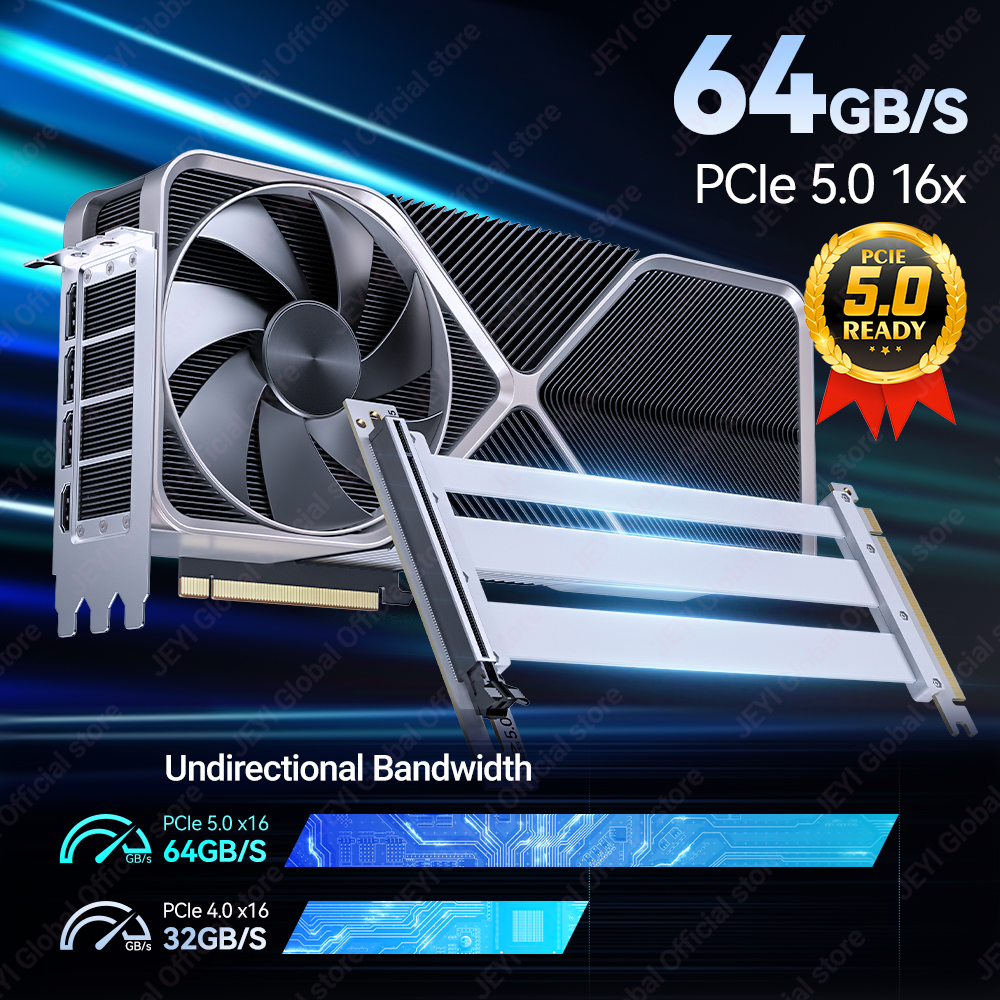 JEYI PCIe 5.0 X16 Riser Cable  - Pc Gaming Rtx 5090 のレビューと価格
