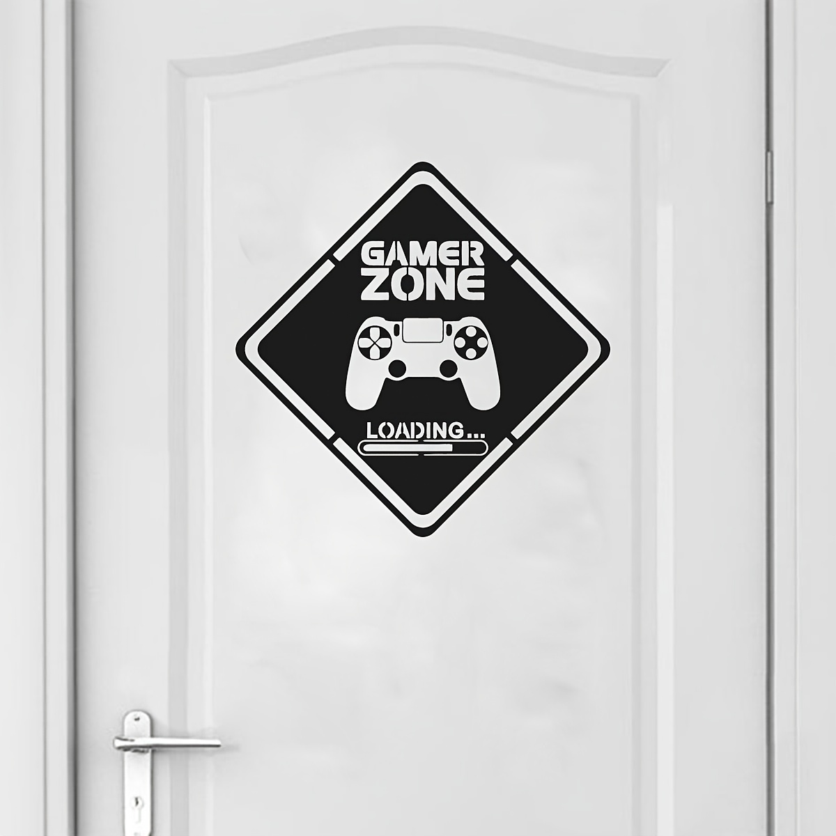 1pc Gamer Zone Door Decal Wall - Pc Gaming Quotes のレビューと価格