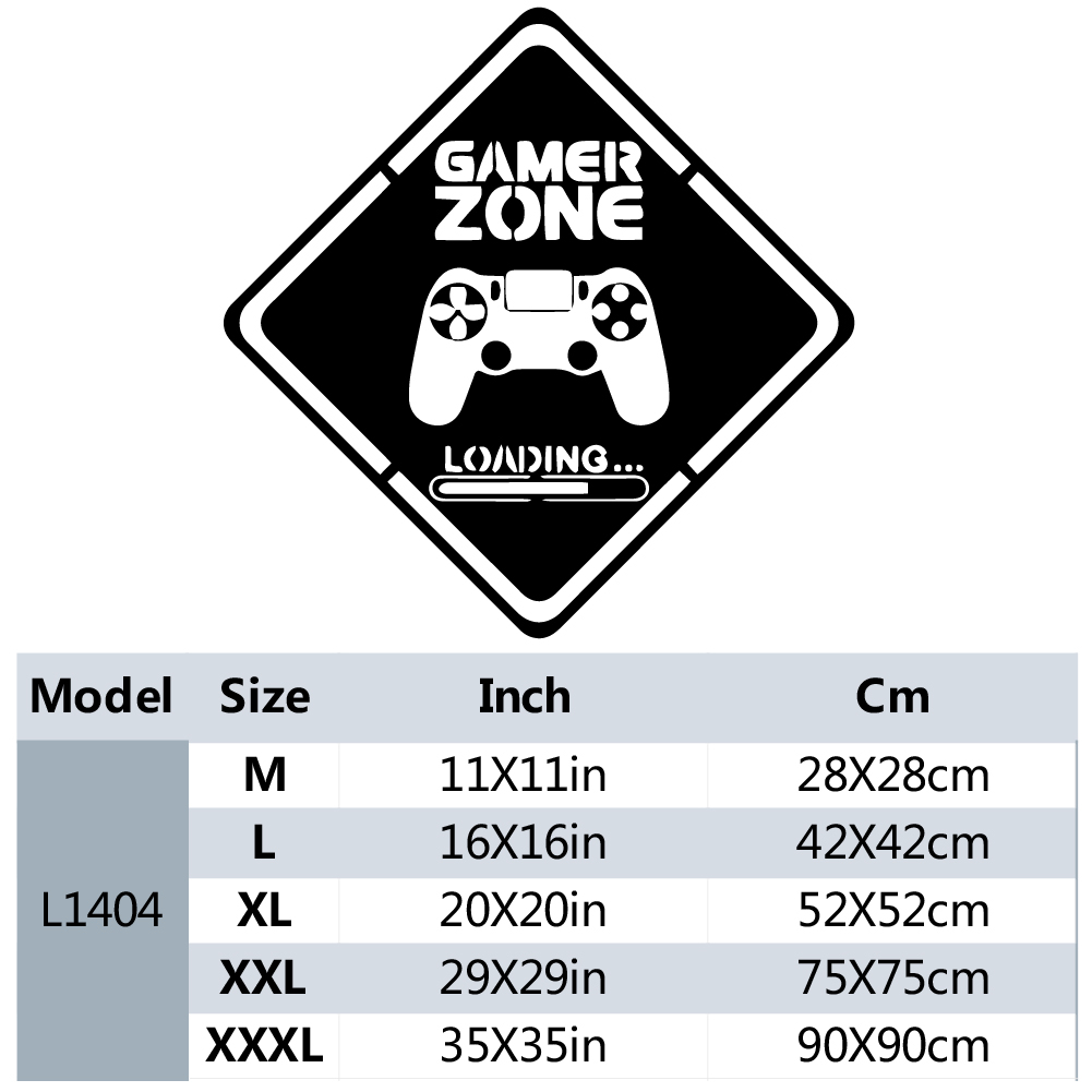 1pc Gamer Zone Door Decal Wall - Pc Gaming Quotes のレビューと価格
