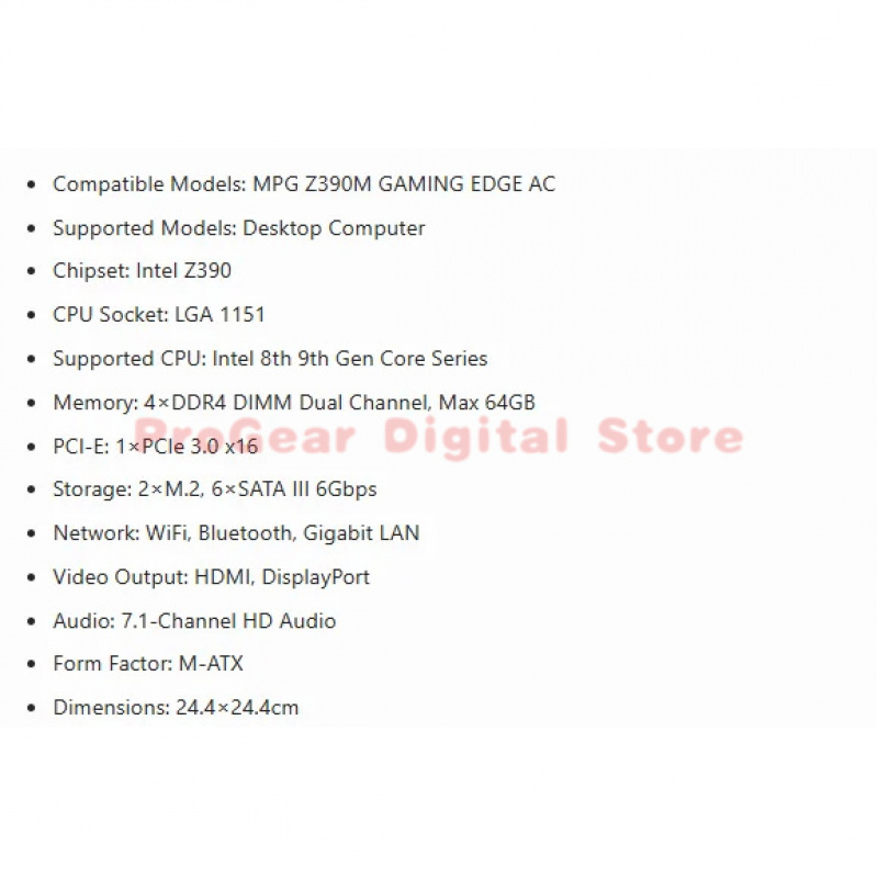 for MSI MPG Z390M GAMING EDGE  - Pc Gaming Intel Core I5 のレビューと価格