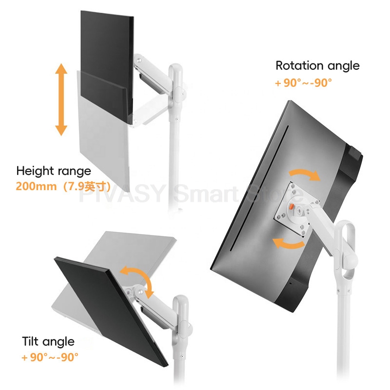 Rolling Mobile TV Cart on 5 Wh - Monitor Stand のレビューと価格