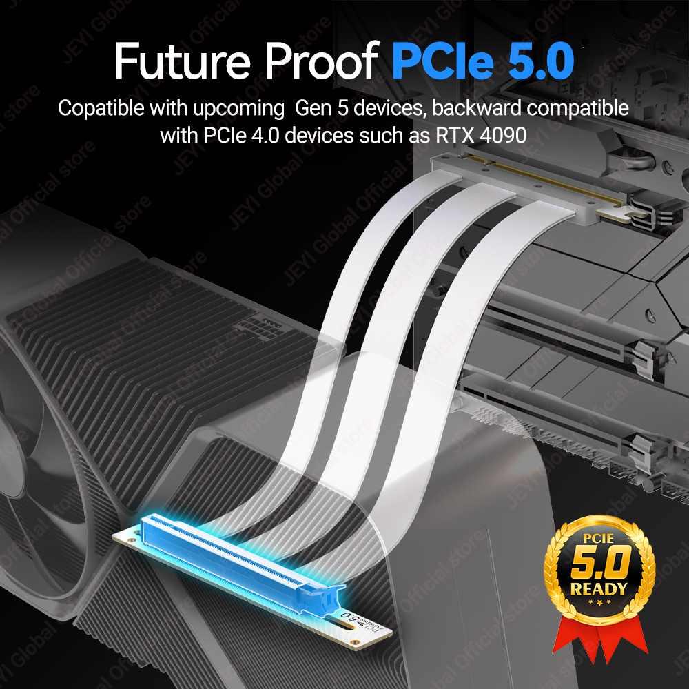 JEYI PCIe 5.0 X16 Riser Cable  - Pc Gaming Rtx 5090 のレビューと価格