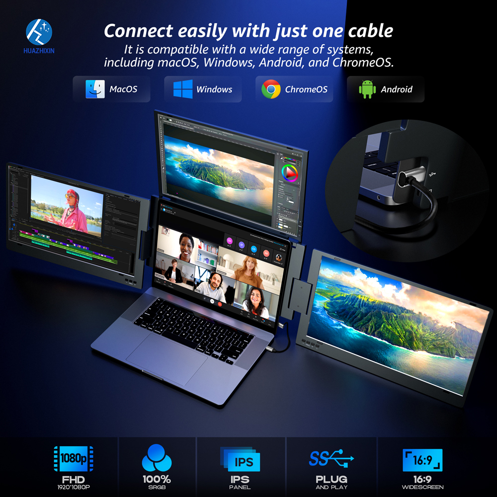 Brand New 2025  Portable Tripl - Monitor Stand のレビューと価格