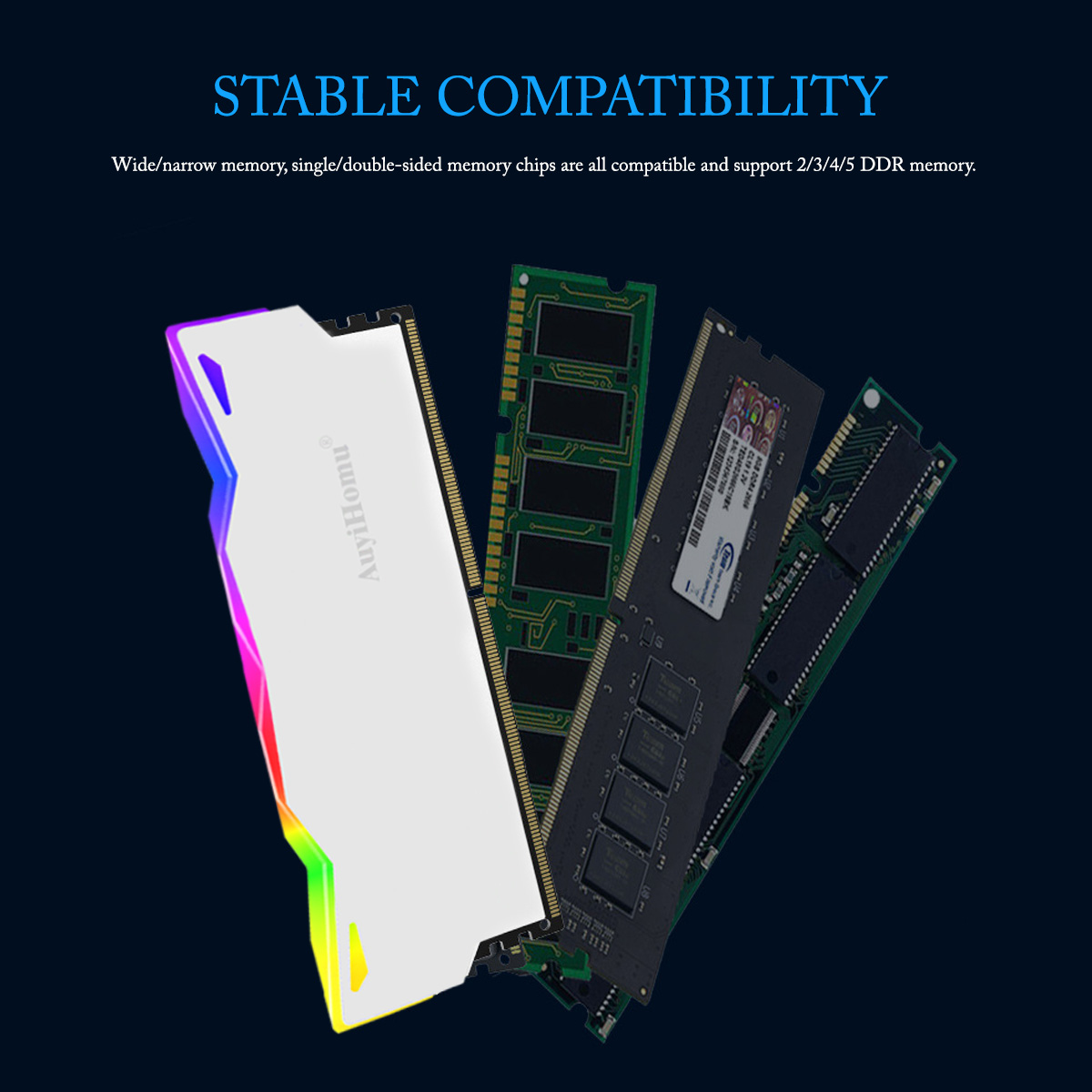 AuyiHomu RGB Heatsink, 5V 3Pin - Pc Gaming Ddr4 のレビューと価格