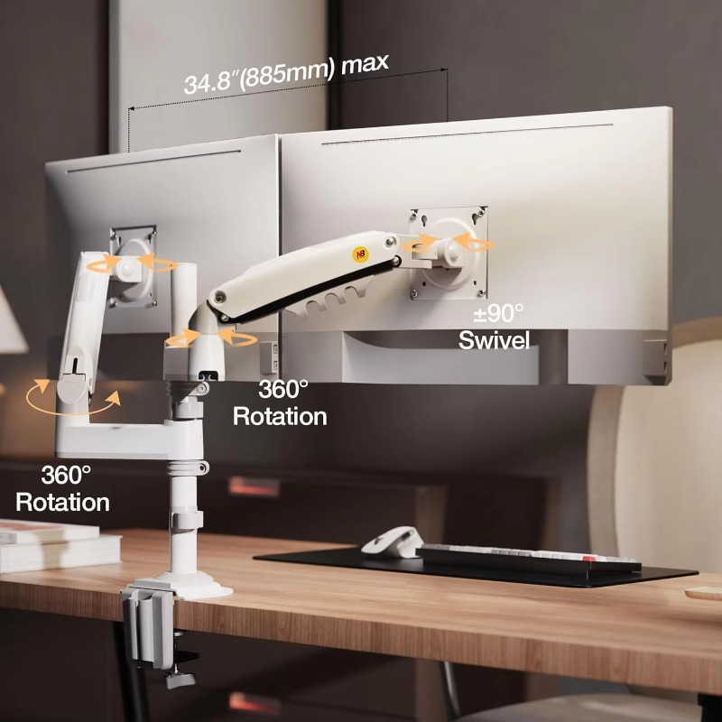 Dual Monitor Desk Mount Stand  - Monitor Stand のレビューと価格