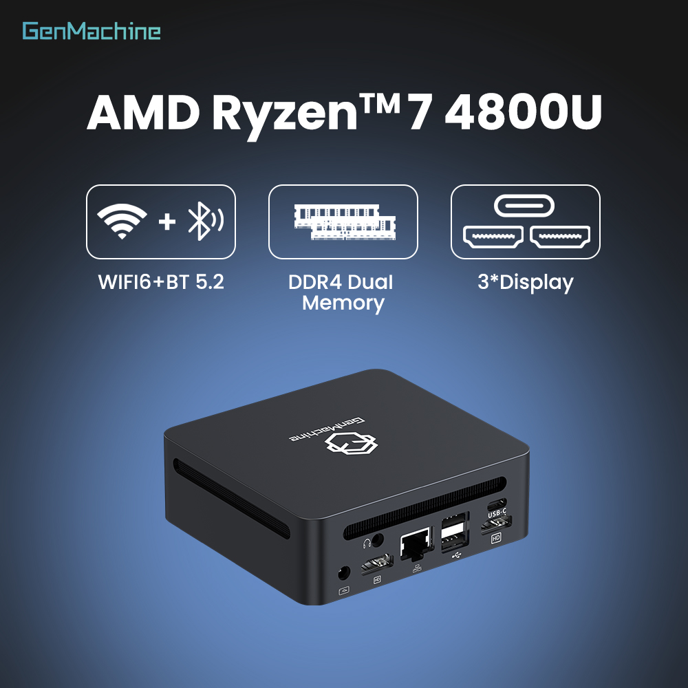 GenMachine Mini PC AMD Ryzen 7 - Pc Gaming Ddr4 のレビューと価格