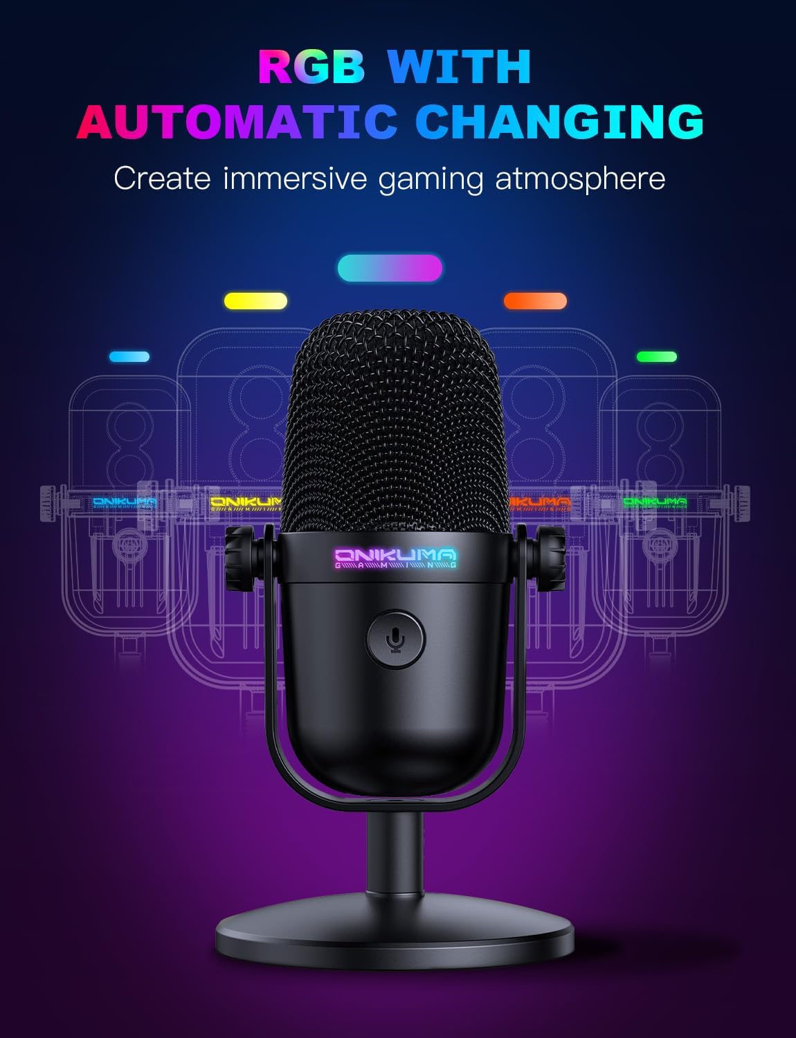 USB Gaming Microphone With Noi - Gaming Microphone のレビューと価格